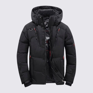 Hooded Quilted Jacket for Men