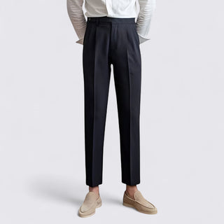 Pleated Tapered Trousers for Men