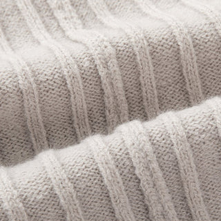Ribbed Half-Zip Sweater for Men